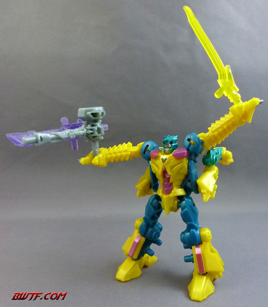 "Robot Mode with extra weapons"