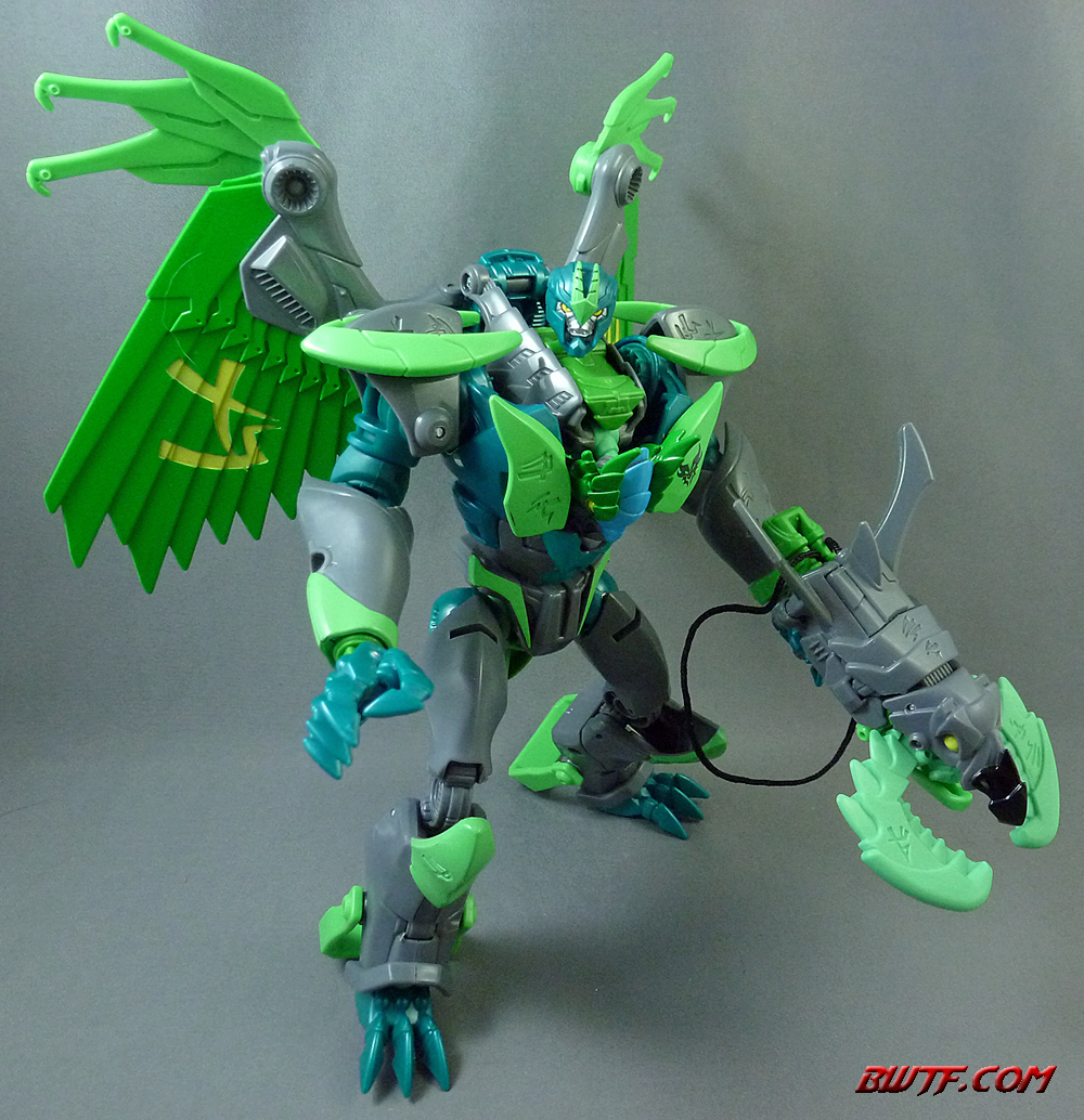 "Robot Mode (Holding weapon)"