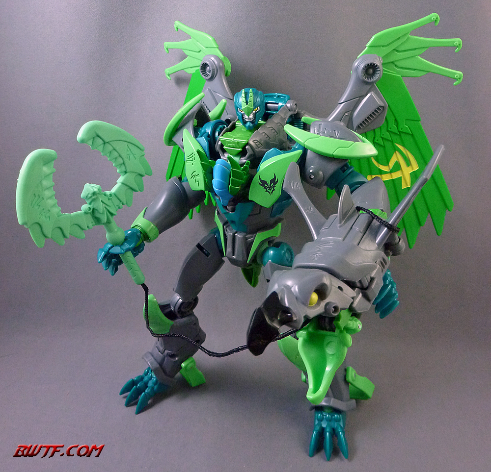 "Robot Mode (Holding Grapple)"