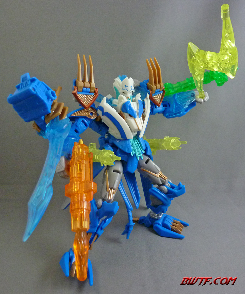 "Robot Mode (with extra weapons attached)"